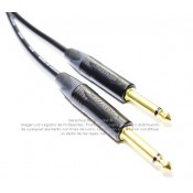 Cable mono Canare TS a TS 1/4 (6.3 mm) Neutrik en oro grado estudio de 20 m 